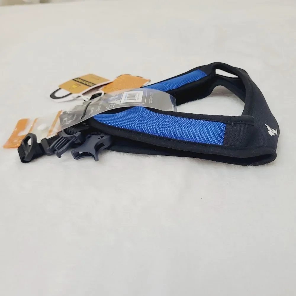 Gooby Escape Free Easy Fit Dog Harness Blue Medium 18 to 21.75 Inch Chest New